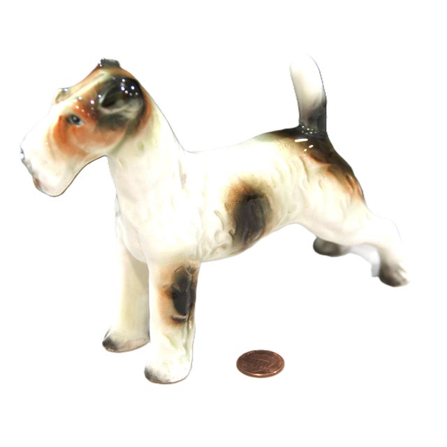 Realistic Shafford Japan Airedale figurine in excellent conditon.