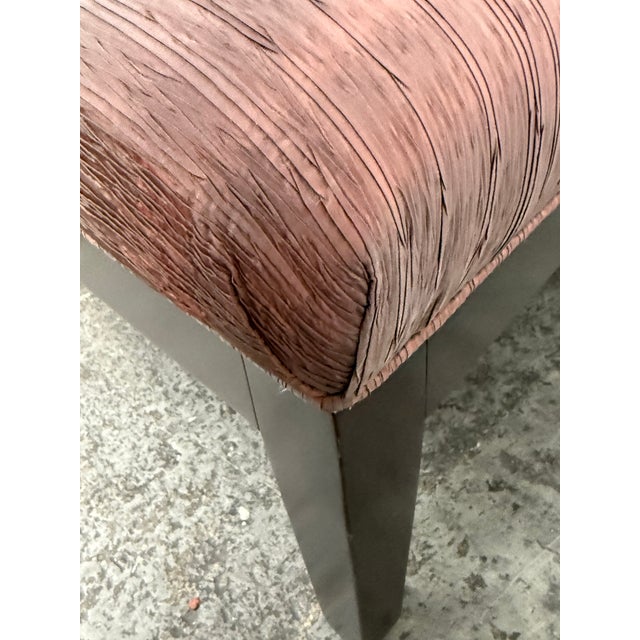 Bright Chair Furniture Lorin Raspberry Red Silk Chairs + Lumbar Pillows, a Pair For Sale In San Francisco - Image 6 of 12