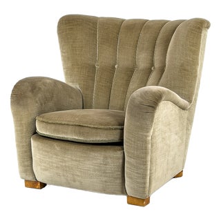 Swedish Modern Easy Chair, Sweden, 1940s For Sale