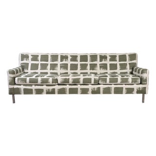 1960s Mid Century Modern Tufted Sofa For Sale