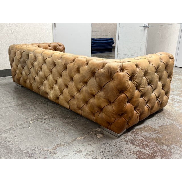 English Traditional Chesterfield Sofa For Sale In San Francisco - Image 6 of 12