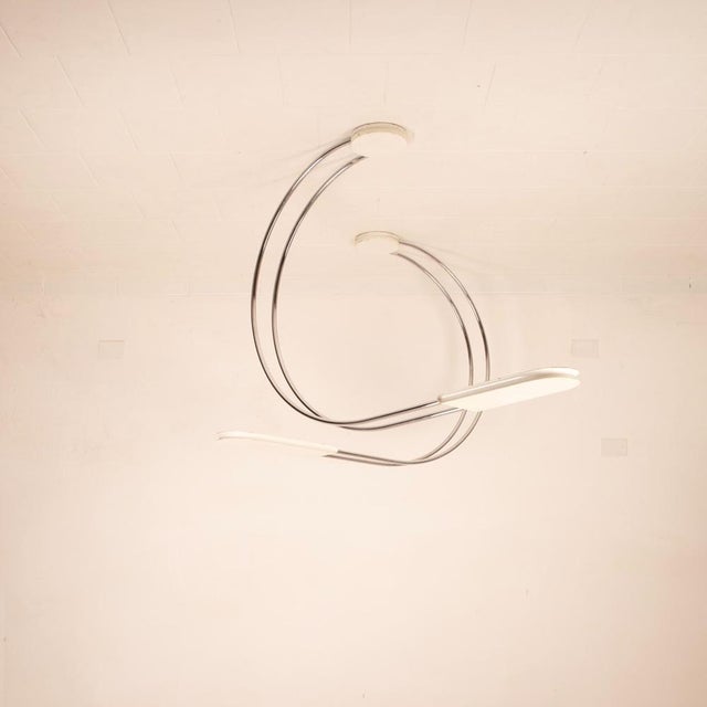 Silver Gesto Lamps by Bruno Gecchelin for Skipper, 1979, Set of 2 For Sale - Image 8 of 18