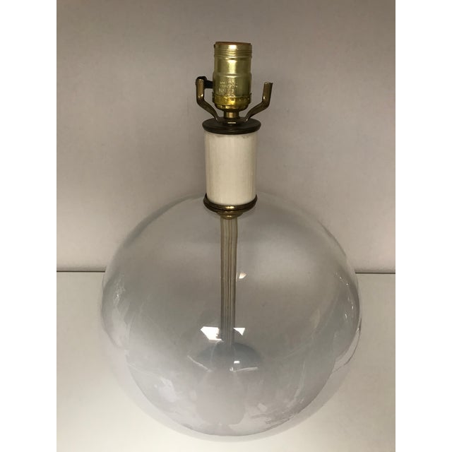 Italian Murano Art Glass Vistosi Table Lamp For Sale - Image 3 of 7