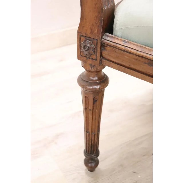 Antique Armchair in Walnut, 18th Century For Sale - Image 4 of 12