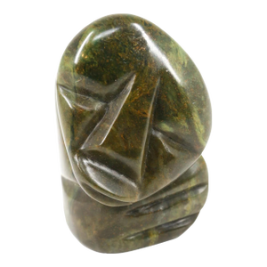 Early 20th Century Shona Stone Verdite Portrait Sculpture Mzimba Collection