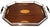Antique English Silver and Mahogany Gallery Tray For Sale - Image 10 of 18