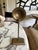 Metal Vintage Large Scale Architectural Brass Freestanding Hand Towel Ring Holder For Sale - Image 7 of 11