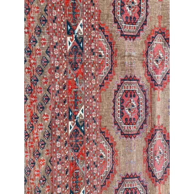 Fine Antique Large Turkmen Rug For Sale - Image 10 of 18
