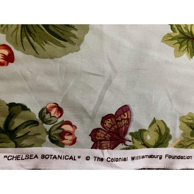 Green Vintage Botanical Fabric by the Yard : Williamsburg Interpretation by Schumacher Fabrics For Sale - Image 8 of 8