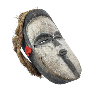 Early 20th Century Igbo Carved Wood Mask Nigeria