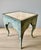 Louis XV Style Custom Painted Marble Top Side Table For Sale - Image 9 of 12