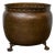 Mid-Century English Copper Planter with Paw Feet - Arts and Crafts Style For Sale