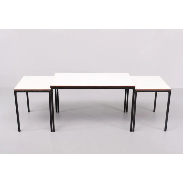Japan Series Nesting Tables by Cees Braakman for Pastoe, 1960s, Set of 3 For Sale - Image 6 of 10