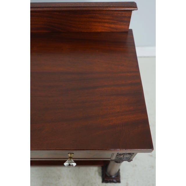 Antique Empire Mahogany 1 Drawer Buffet Server For Sale - Image 15 of 18