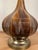 1960s Mid Century Drip Glazed Lamp & Shade For Sale - Image 5 of 5
