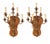 19th Century Wooden and Gilded Bronze Wall Sconces, Set of 2 For Sale - Image 9 of 9