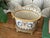 Vintage Porcelain Crackle Glaze Floral Jardinière Brass Ormolu-Style Footed Cachepot Planter Vase For Sale - Image 12 of 17
