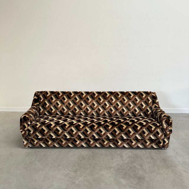 Vintage Daybed with Geometric Patterns, 1970s For Sale - Image 14 of 14