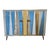 Two-Door Sideboard in Colored Glass, 1980s For Sale - Image 9 of 9