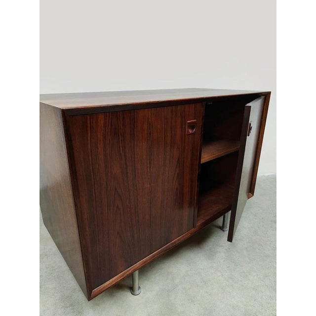 Wood Vintage Minimalist Storage Sideboard For Sale - Image 7 of 7