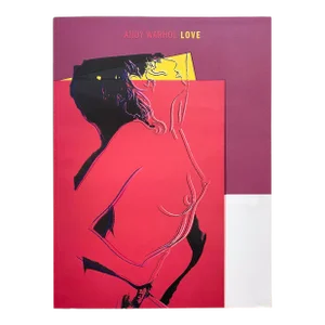 Andy Warhol Foundation " Love " First Limited Edition Lithograph Print Pop Art Exhibition Book