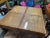 Mid-Century Modern Rattan Bamboo Coffee Table 42” X 42” For Sale - Image 3 of 4