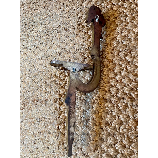 Pair of Vintage Giltwood Wall Display Shelves For Sale - Image 4 of 8