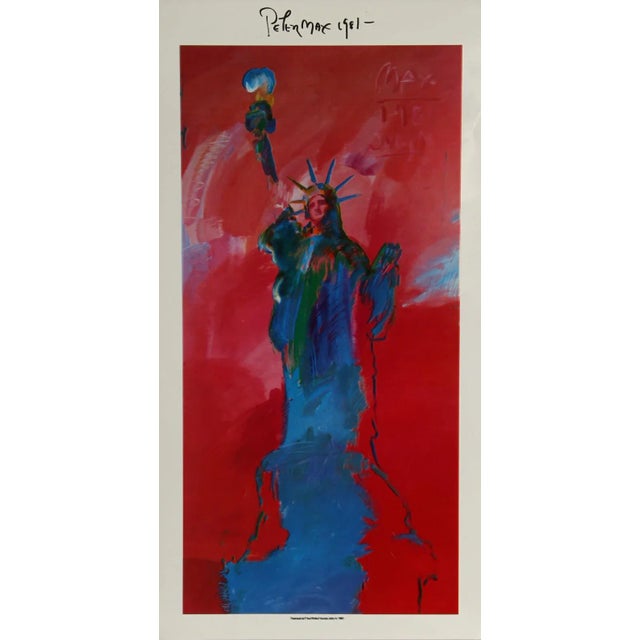 Contemporary Statue of Liberty 6, Peter Max For Sale - Image 3 of 3