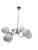 Art Deco Style Chandelier, Poland, 1960s For Sale - Image 10 of 13