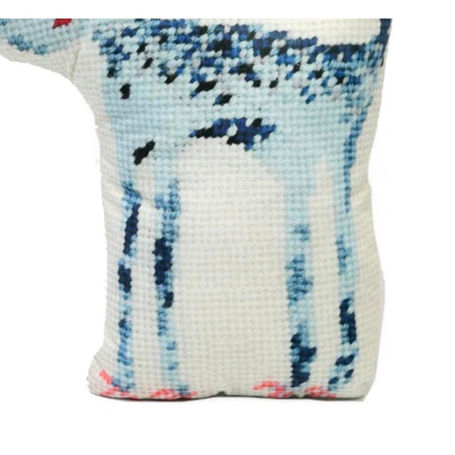 Not Yet Made - Made To Order Custom Made Blue Cat Cotton Sateen Sculpted Pillow For Sale - Image 5 of 7