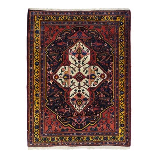 Antique Bakhtiari Rug 5'0'' X 6'4'' For Sale