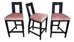 Donghia Margarita Bar Counter Stools Set of 3
