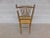 Antique Gold Painted Faux Bamboo Music Box Seat Accent Chair For Sale - Image 4 of 12