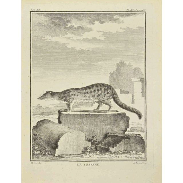 La Fossane is an etching realized in 1771 by Louis Legrand (1723-1807). Titled and signed on the flat. The Artwork Belongs...