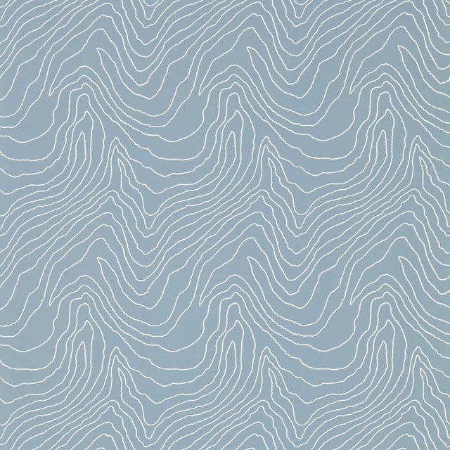 Harlequin Formation Wallpaper in Cornflower For Sale