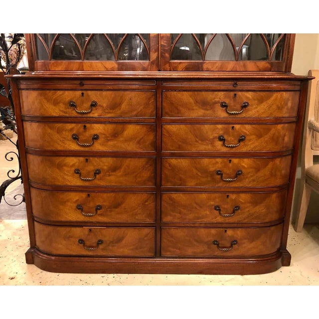 Beacon Hill Collection / Breakfront Flame Mahogany in