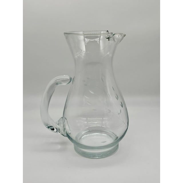 Vintage Princess House 72 Ounce Pitcher for Bar/Juice/Water, Heritage Pattern For Sale - Image 4 of 8