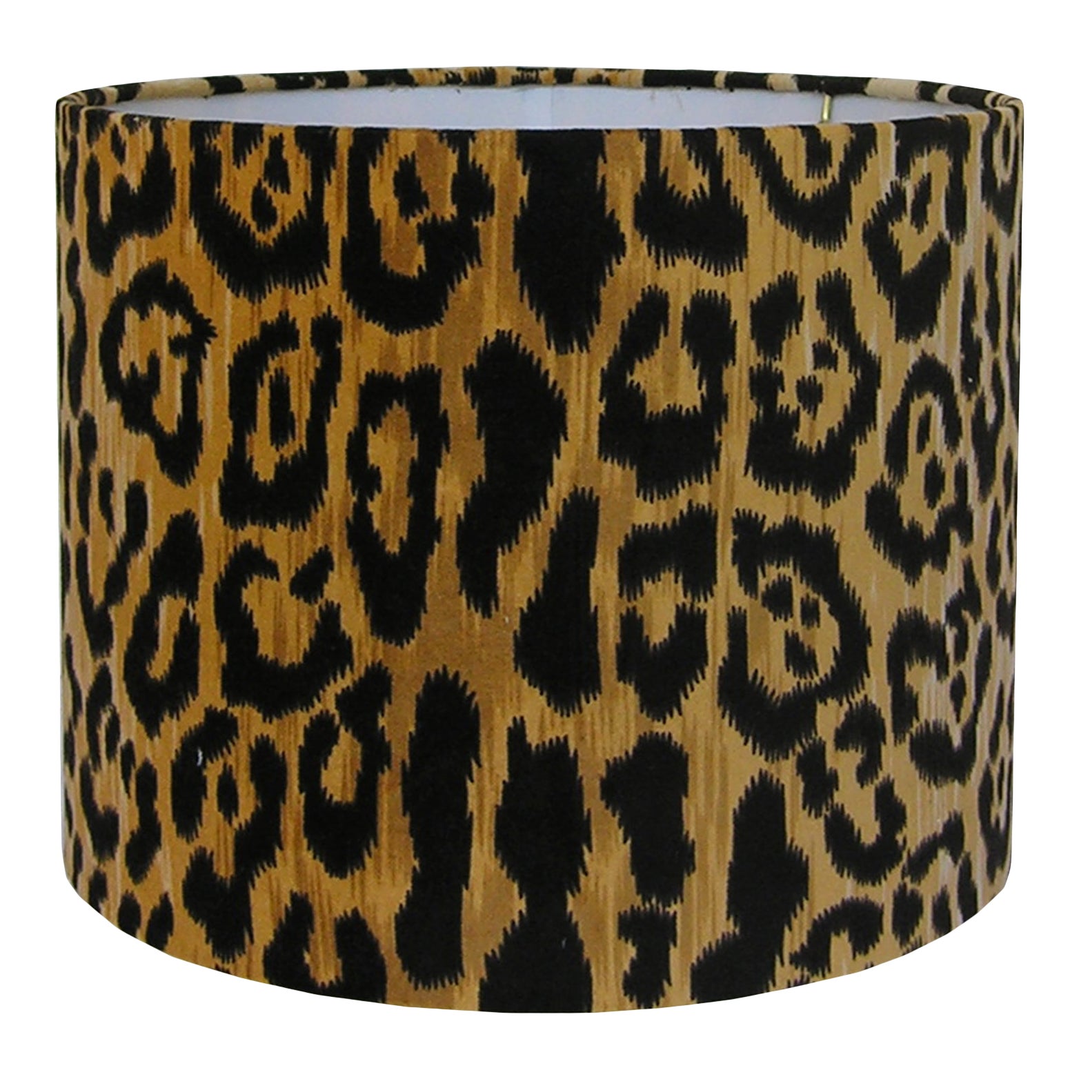 Velvet Animal Print Lamp Shade, Medium Chairish