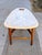 Harvey Probber Vintage Biomorphic Terrazzo-Top Side Table With Wood Base For Sale - Image 4 of 9