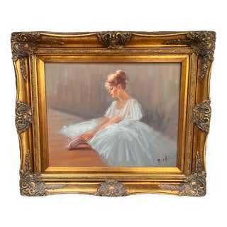 Rodriquez Salvatore, Before the Dance, 1920s, Oil Painting on Canvas, Framed For Sale