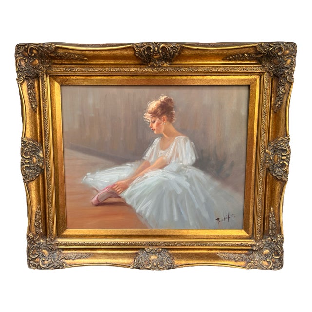 Rodriquez Salvatore, Before the Dance, 1920s, Oil Painting on Canvas, Framed For Sale