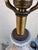 Pair of Italian Studio Ceramic Table Lamps With Walnut Bases, C. 1960s For Sale - Image 10 of 12