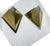Geometric Brass Pyramid Wall Lights by Baulmann, 1970s, Set of 2 For Sale - Image 13 of 14