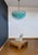 Mid-Century Modern Vintage Murano Glass Chandelier with 185 Turquoise Poliedri, 1990 For Sale - Image 3 of 18