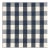 Schumacher Dutton Buffalo Check Fabric in Navy For Sale