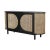 2020s Joelle Cabinet Black / Natural For Sale - Image 5 of 6