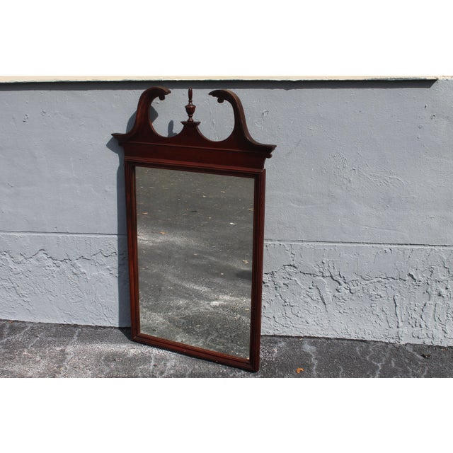 Traditional 1940s Traditional-Style Wall Mirror For Sale - Image 3 of 11
