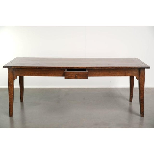 Antique French Oak Table, 1800s For Sale - Image 3 of 16
