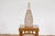 Hand-Crafted Artisan Bottle Shaped Brown and Cream Ceramic Vase with Dripping For Sale - Image 12 of 12