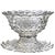Fostoria Late 20th Century Fostoria American 2056 No 610 Flaire Punch Bowl Stand Underplate - 3 pcs For Sale - Image 4 of 6